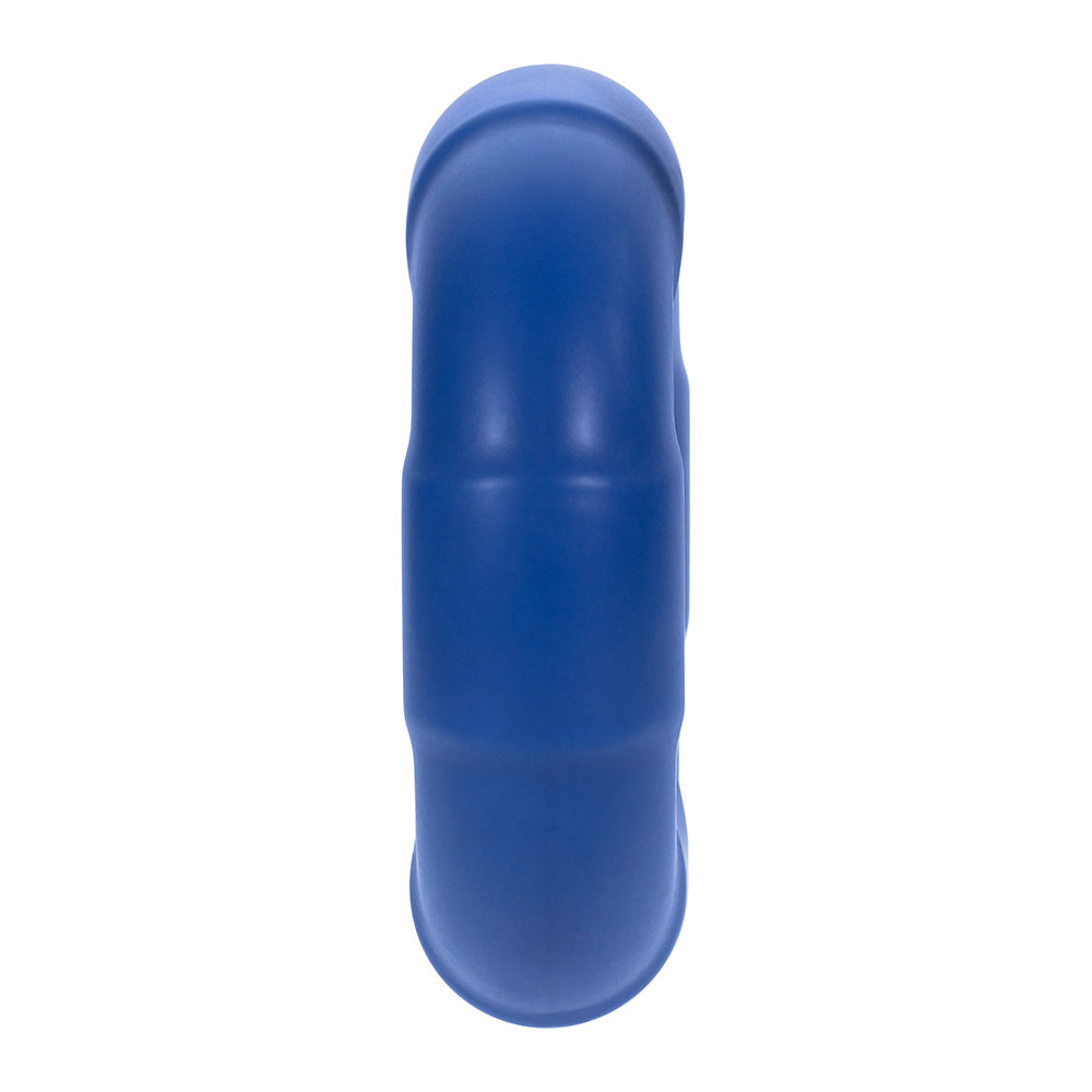 Forto F-33 Liquid Silicone Cockring Large Blue