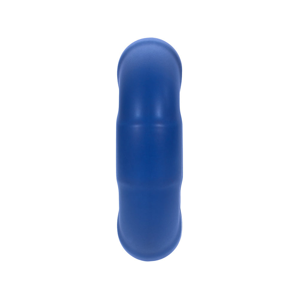 Forto F-33 Liquid Silicone Cockring Medium Blue