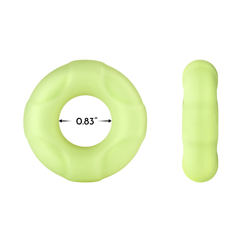 Forto F-33 Liquid Silicone Cockring Medium Glow