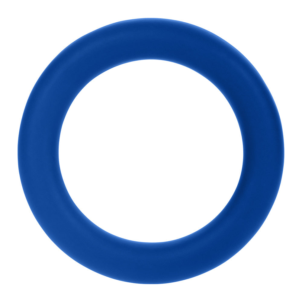 Forto F-61 3-Piece Silicone Cockring Set Blue