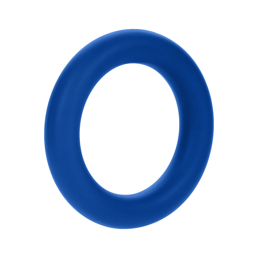 Forto F-61 3-Piece Silicone Cockring Set Blue