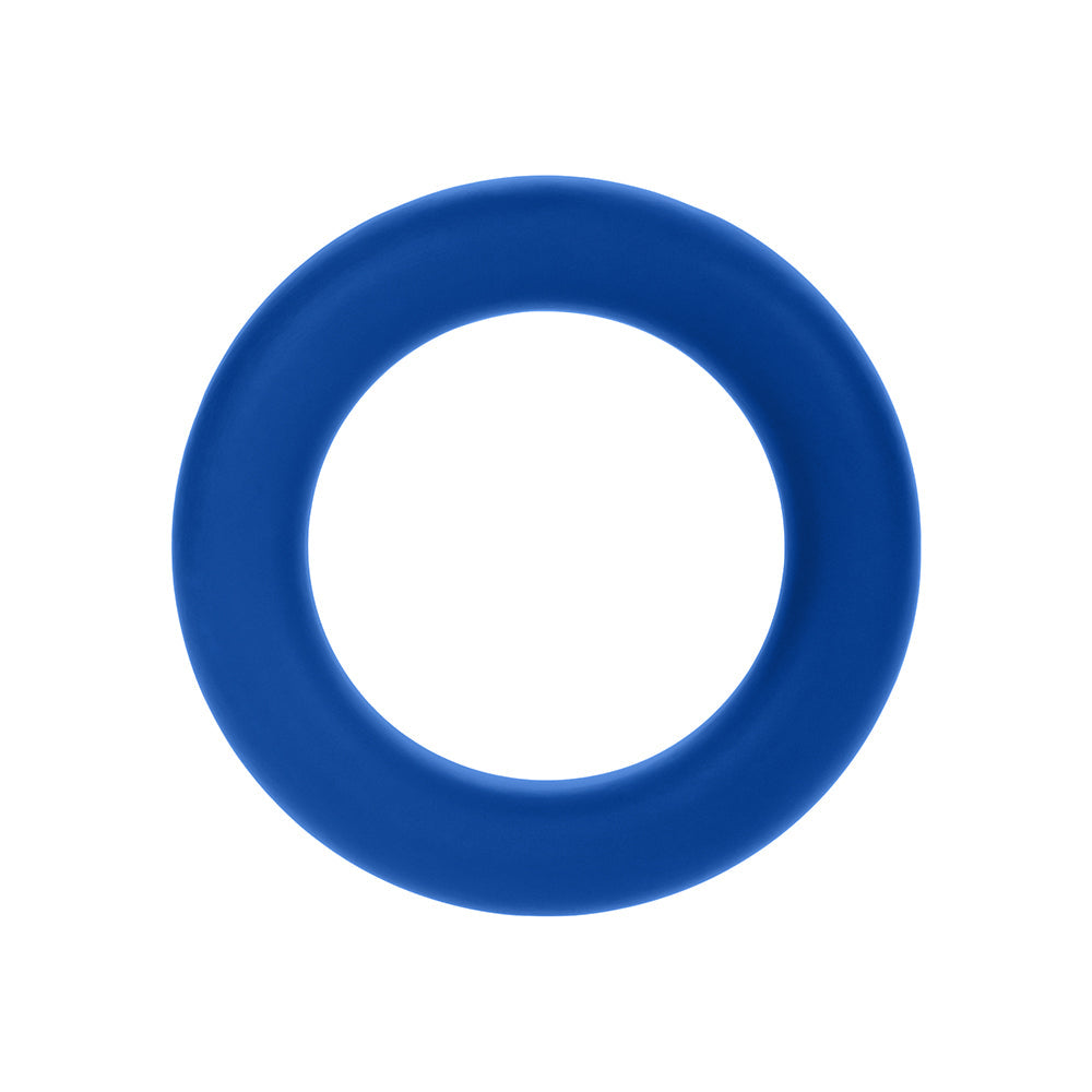 Forto F-61 3-Piece Silicone Cockring Set Blue