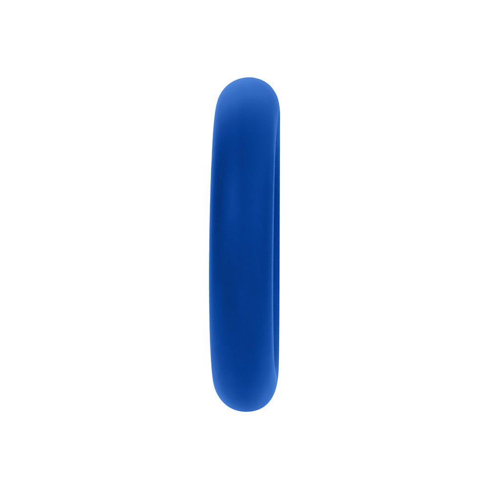 Forto F-61 3-Piece Silicone Cockring Set Blue