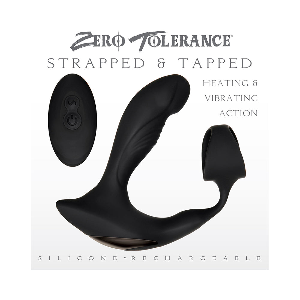 ZT Strapped&Tapped Prostate&Ring Blk