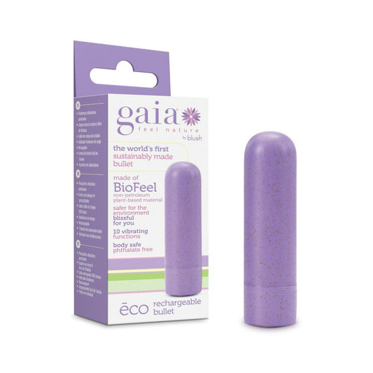 Blush Gaia Eco Rechargeable Bullet Vibrator Lilac