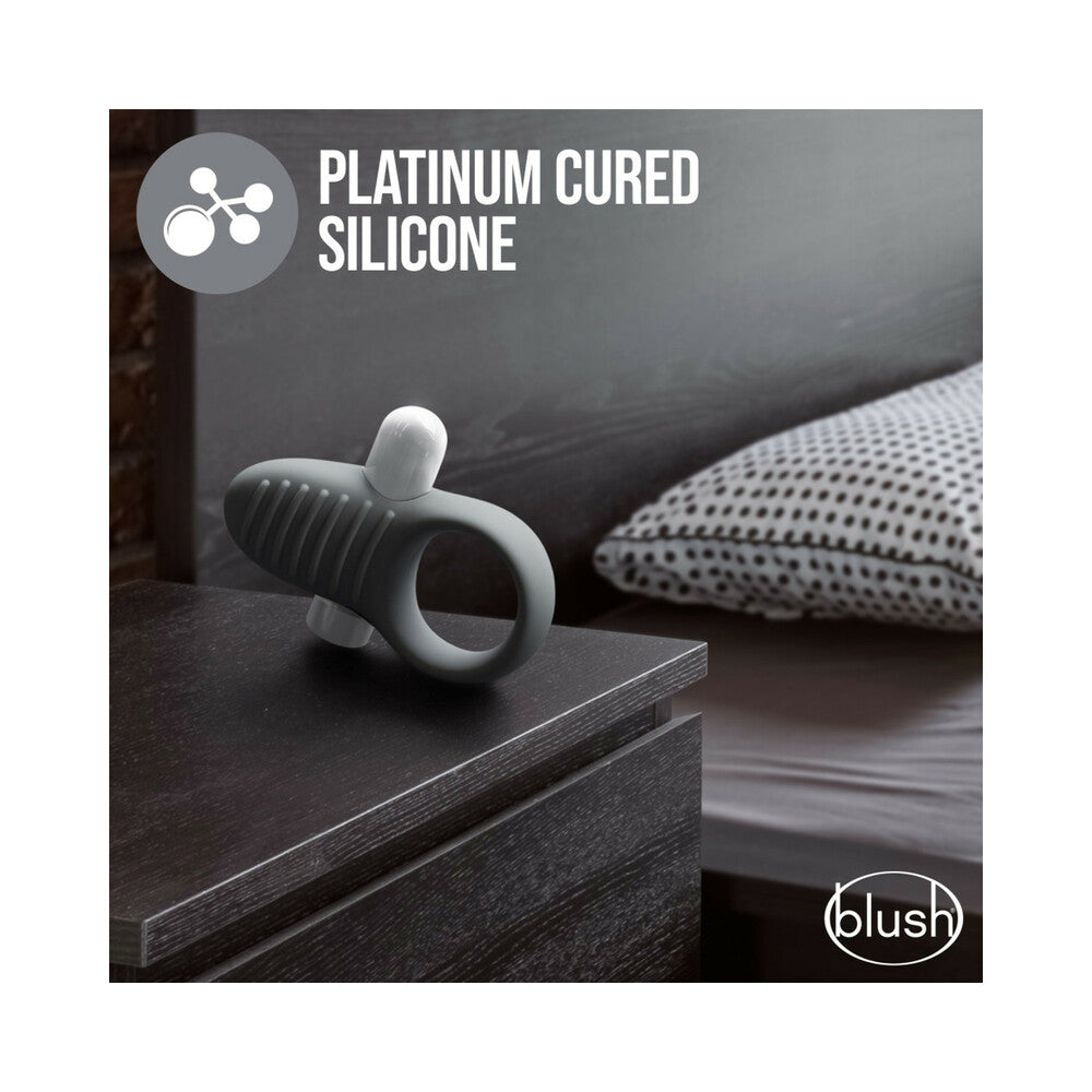 Noje C1.Ring Rechargeable Vibrating Silicone Cockring Slate