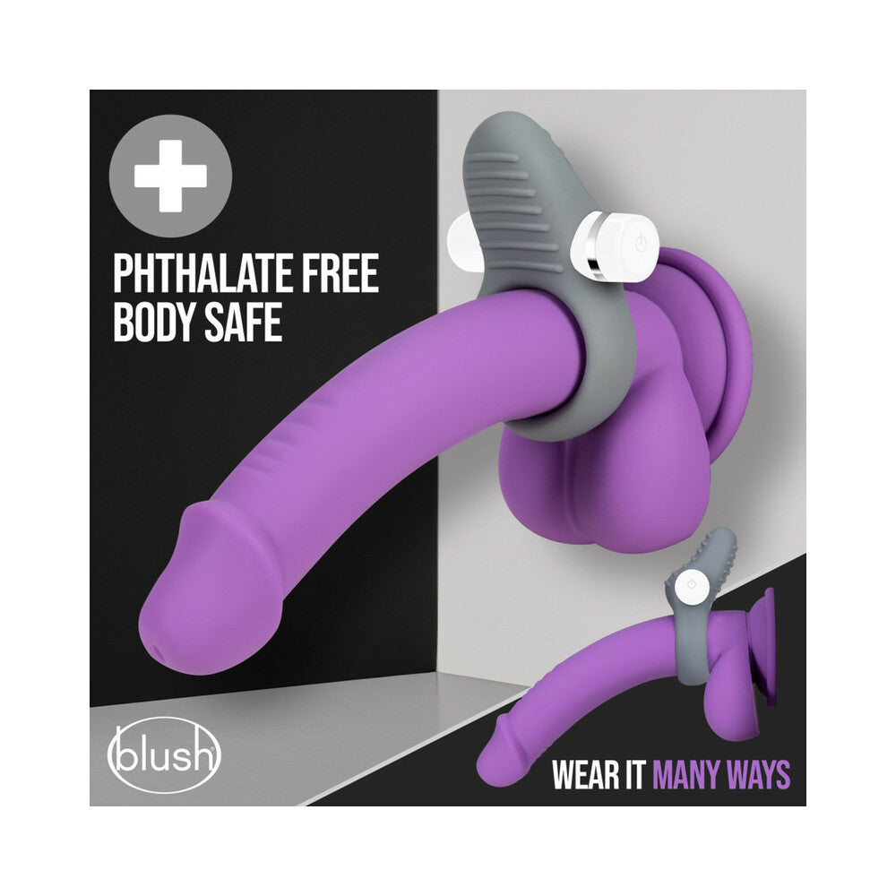 Noje C1.Ring Rechargeable Vibrating Silicone Cockring Slate