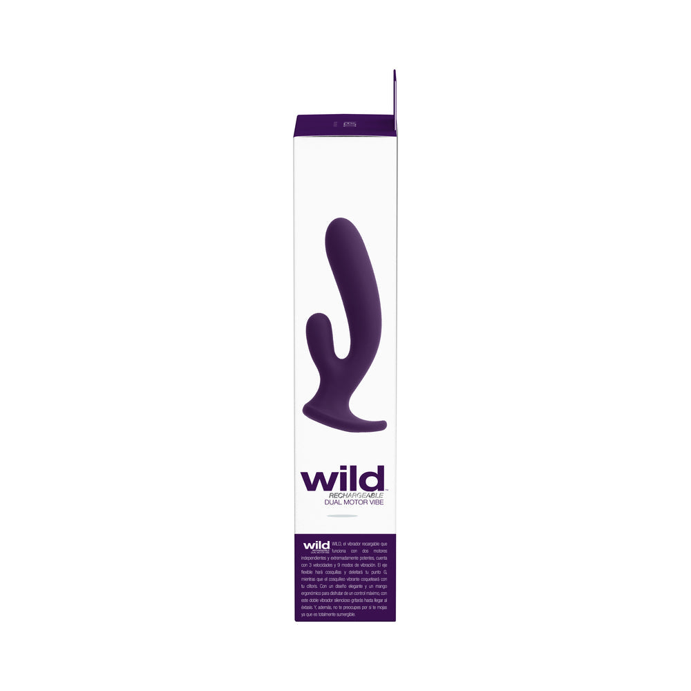 Vedo Wild Rechargeable Dual Vibe Purple