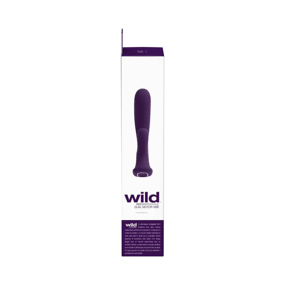 Vedo Wild Rechargeable Dual Vibe Purple