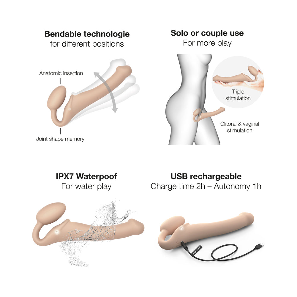 Strap-On-Me VibrBendableStrapOn Van M