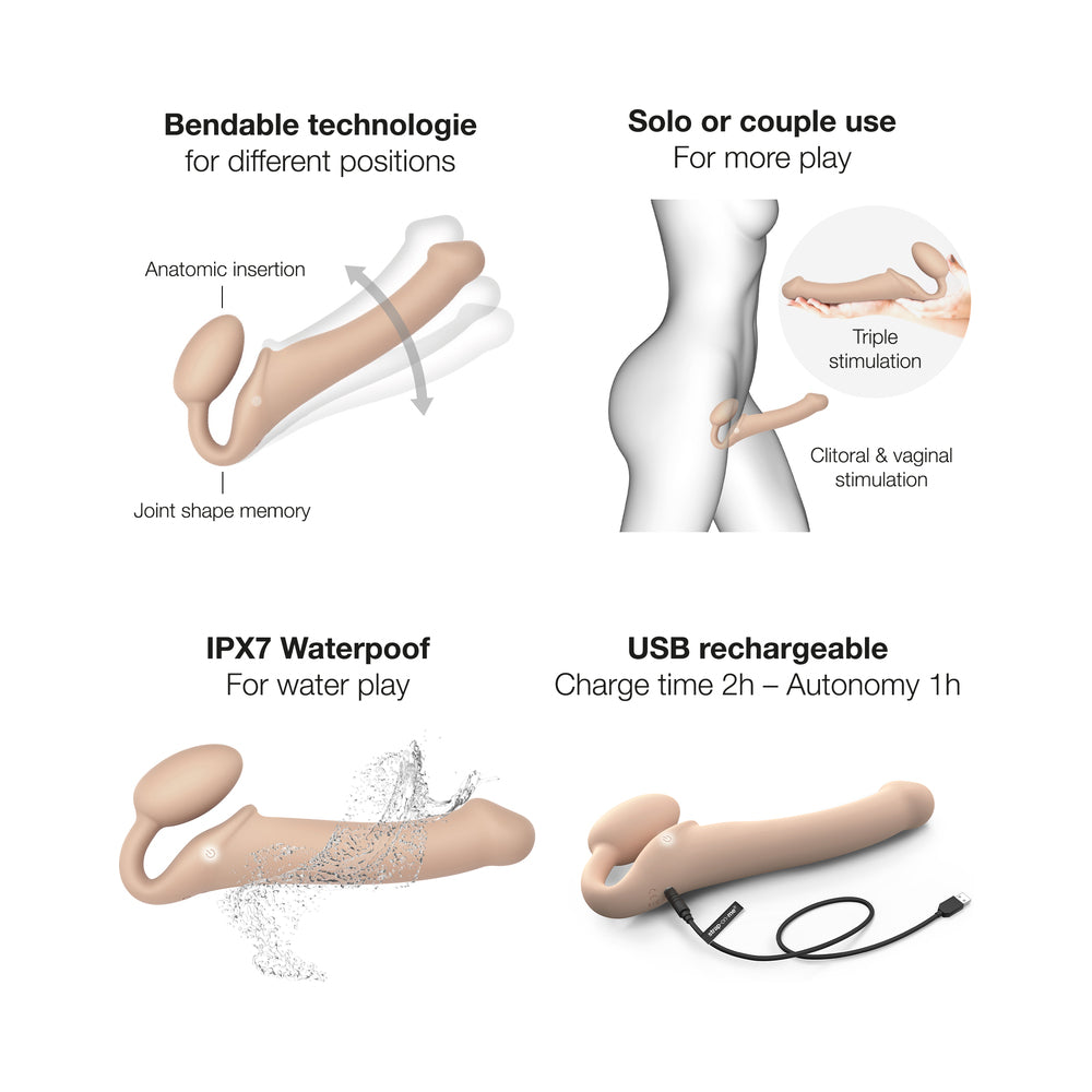 Strap-On-Me VibrBendableStrapOn Van L