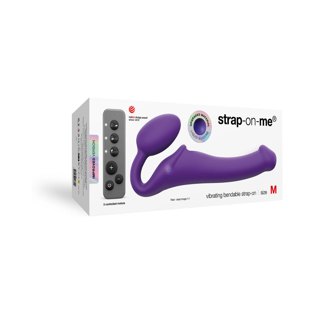 Strap-On-Me VibrBendableStrapOn Pur M