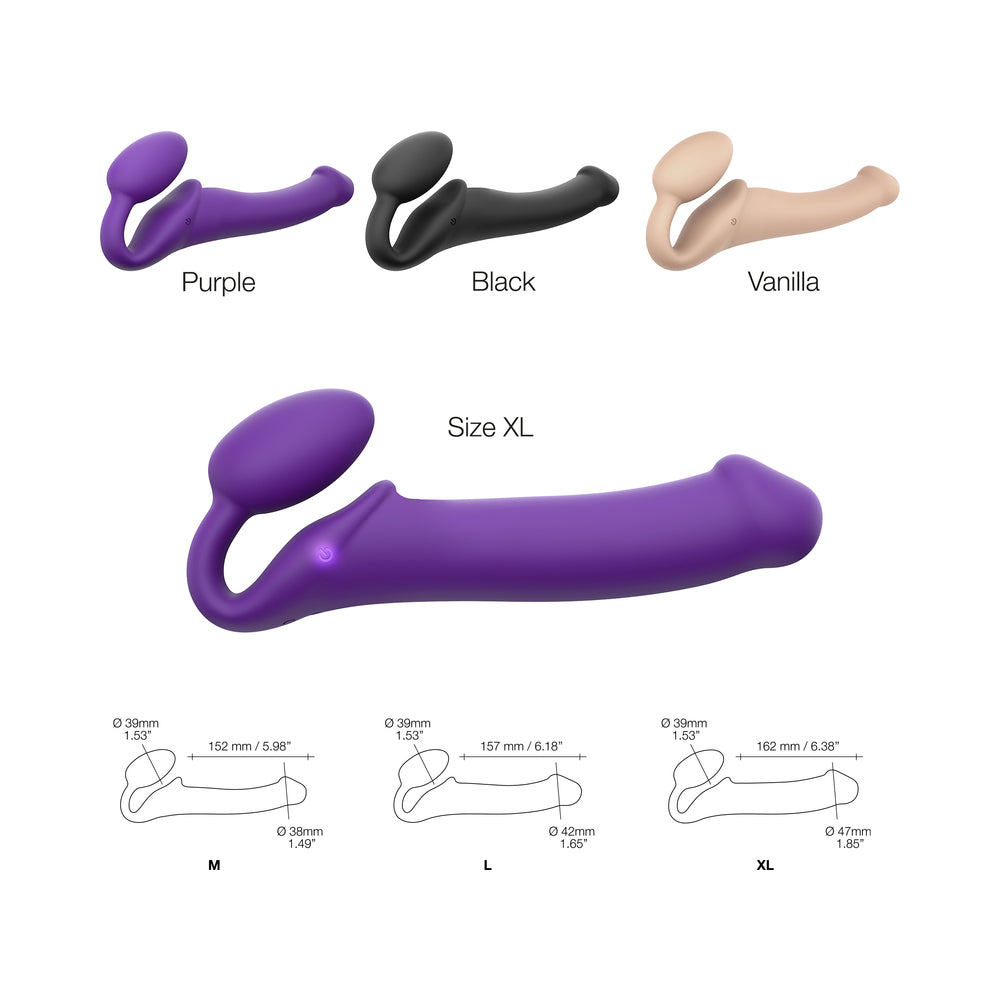 Strap-On-Me VibrBendableStrapOn Pur XL