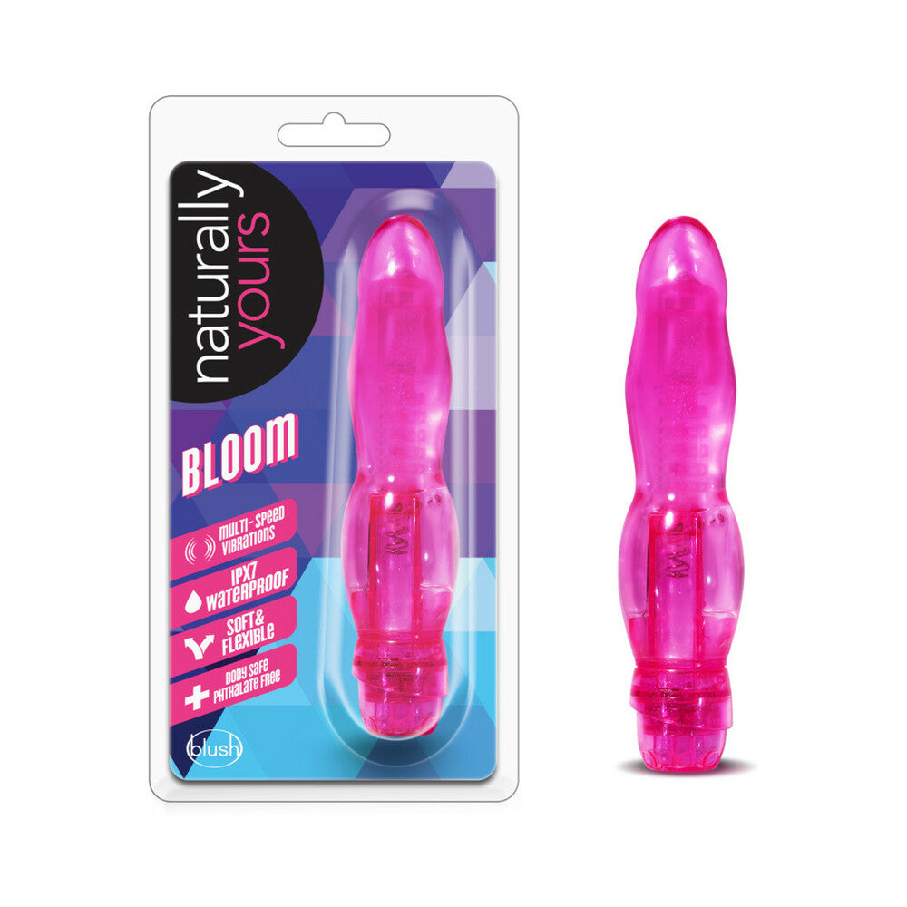 Blush Naturally Yours Bloom Slimline Vibrator Pink