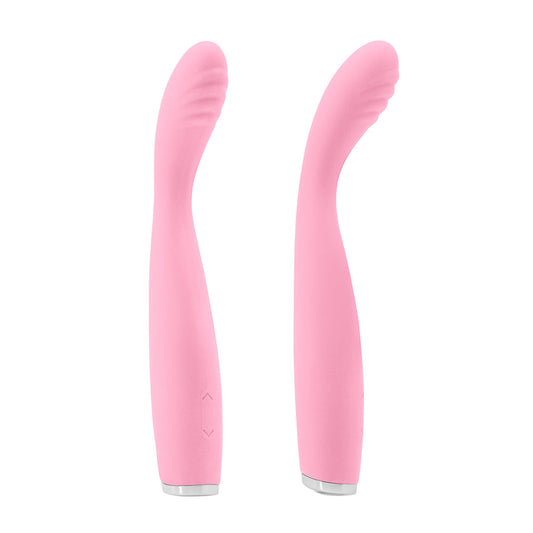 Vibrador recargable delgado Luxe Lillie rosa