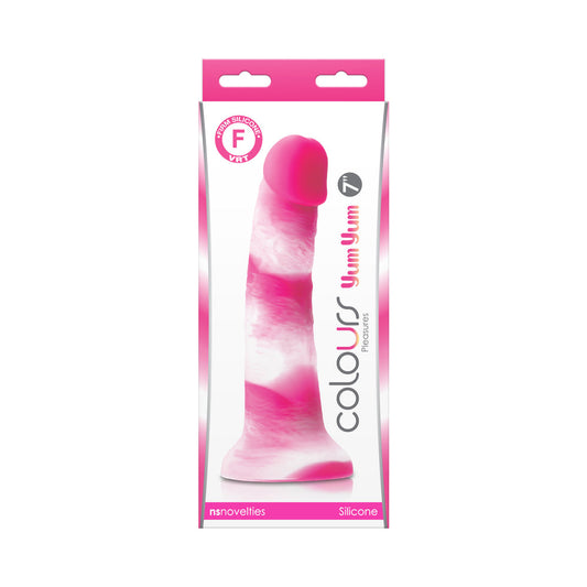 Colours Pleasures Yum Yum 7 in. Dildo Pink