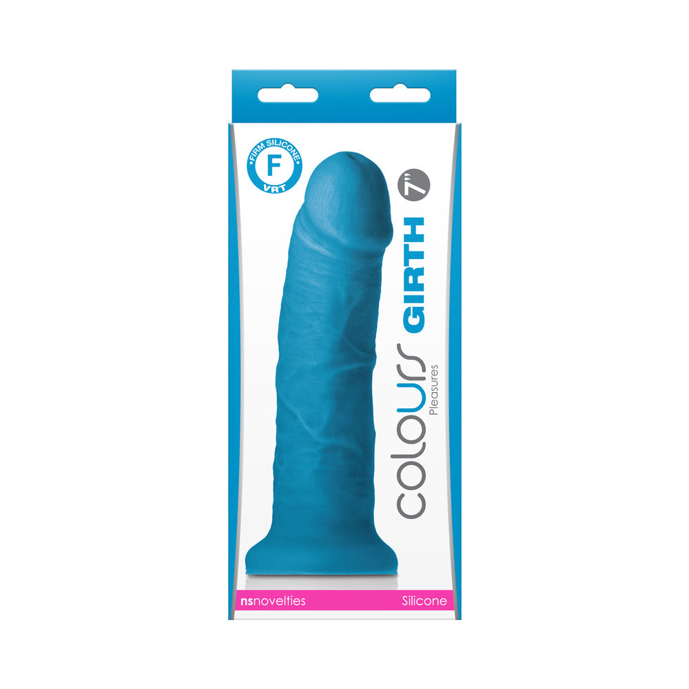 Colours Girth 7 in. Dildo Blue