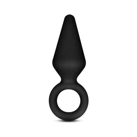 Anal Adventures Loop Plug Small Black