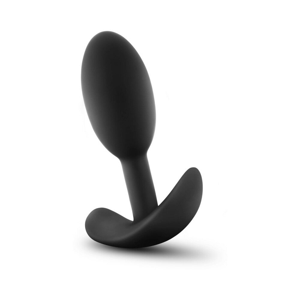 Anal Adventures Vibra Slim Plug Sml Blk