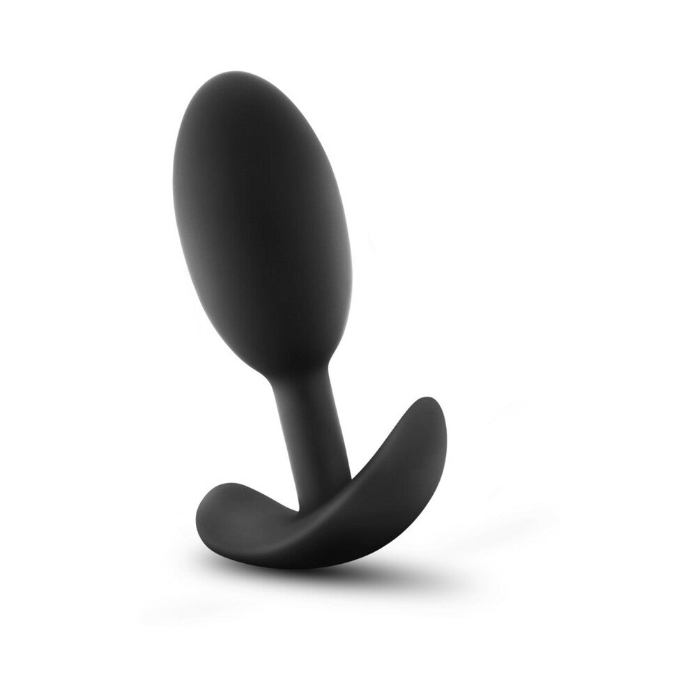 Anal Adventures Vibra Slim Plug Med Blk