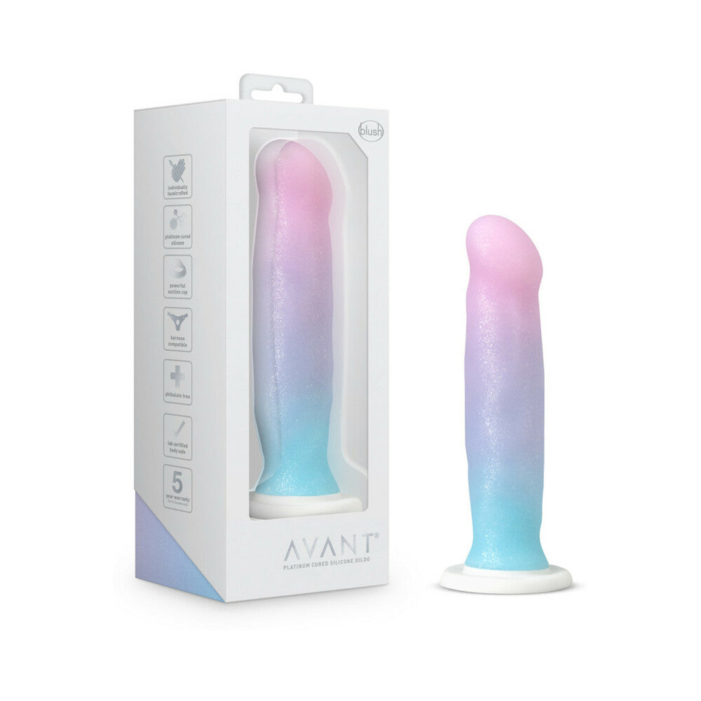 Avant D17 Lucky 8 in. Silicone Dildo with Suction Cup