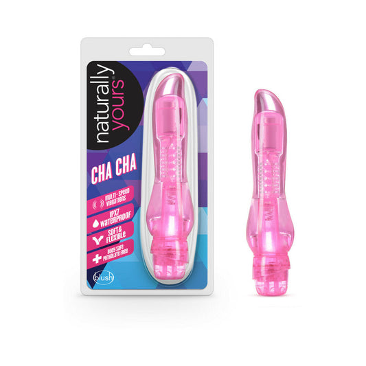 Blush Naturally Yours Cha Cha Slimline Vibrator Pink