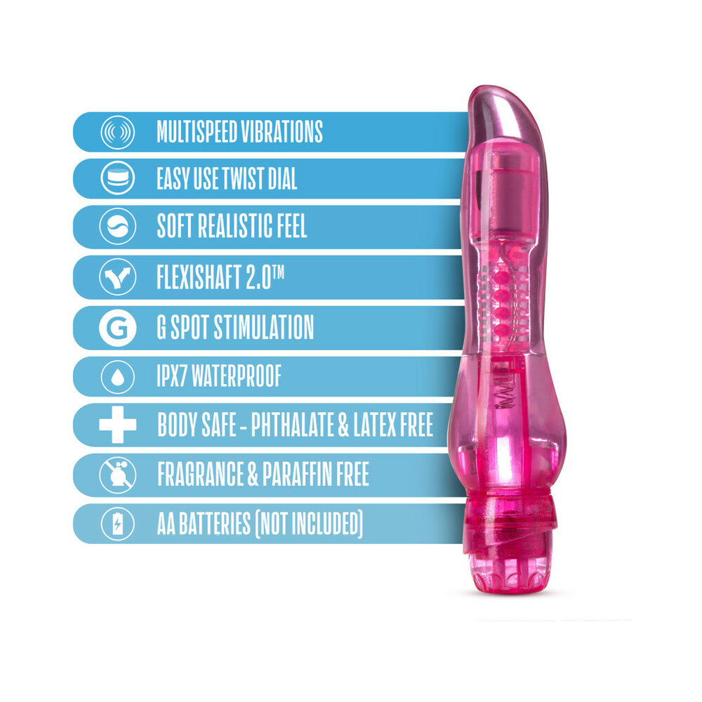 Naturally Yours Cha Cha Slimline Vibrator Pink