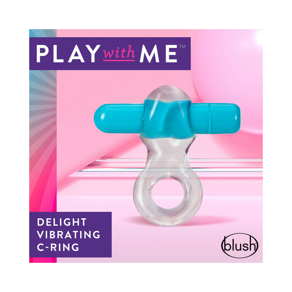 Juega conmigo Delight Vibr C-Ring Azul