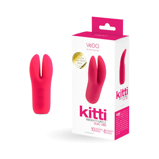 Vedo Kitti Rechargeable Dual Vibe Foxy Pink