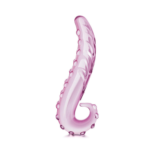 Glas 6in Lick-It Glass Dildo Pink