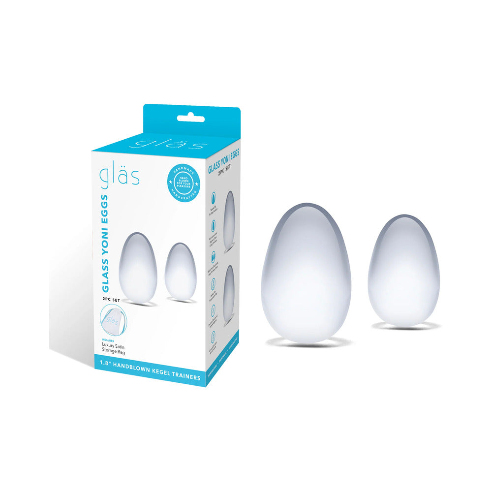 Glas 2-Piece Glass Yoni Egg Set