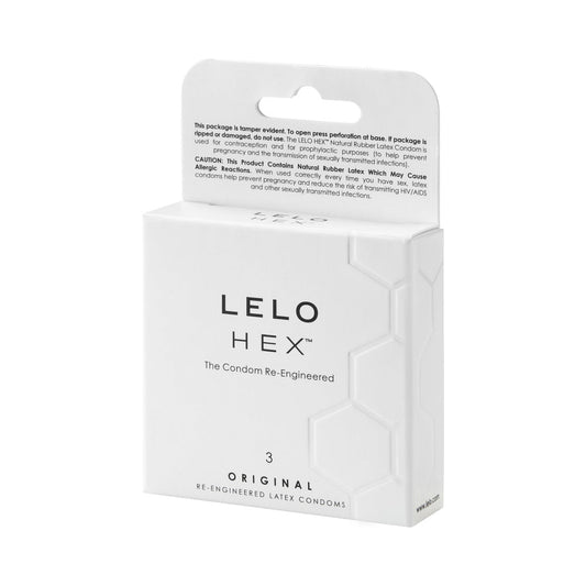 LELO HEX Original Condoms 3-Pack