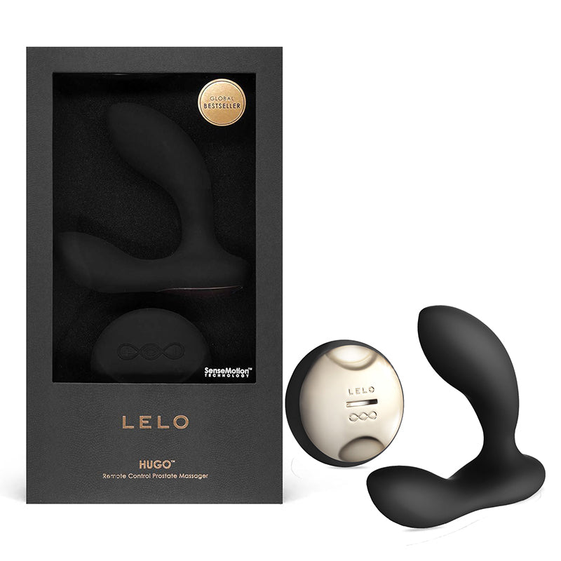 LELO HUGO Rechargeable Remote Control Prostate Vibrator Black