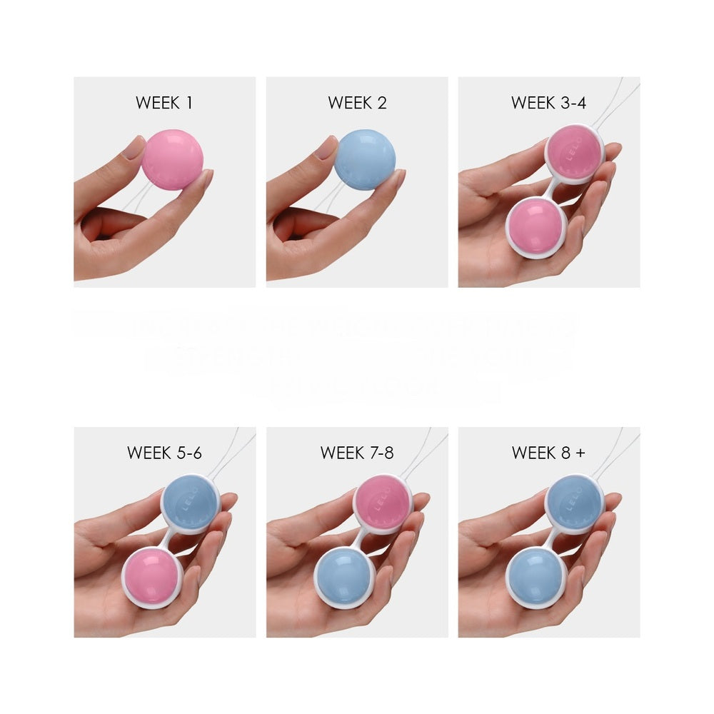 LELO BEADS Kegel Balls Set Blue/Pink