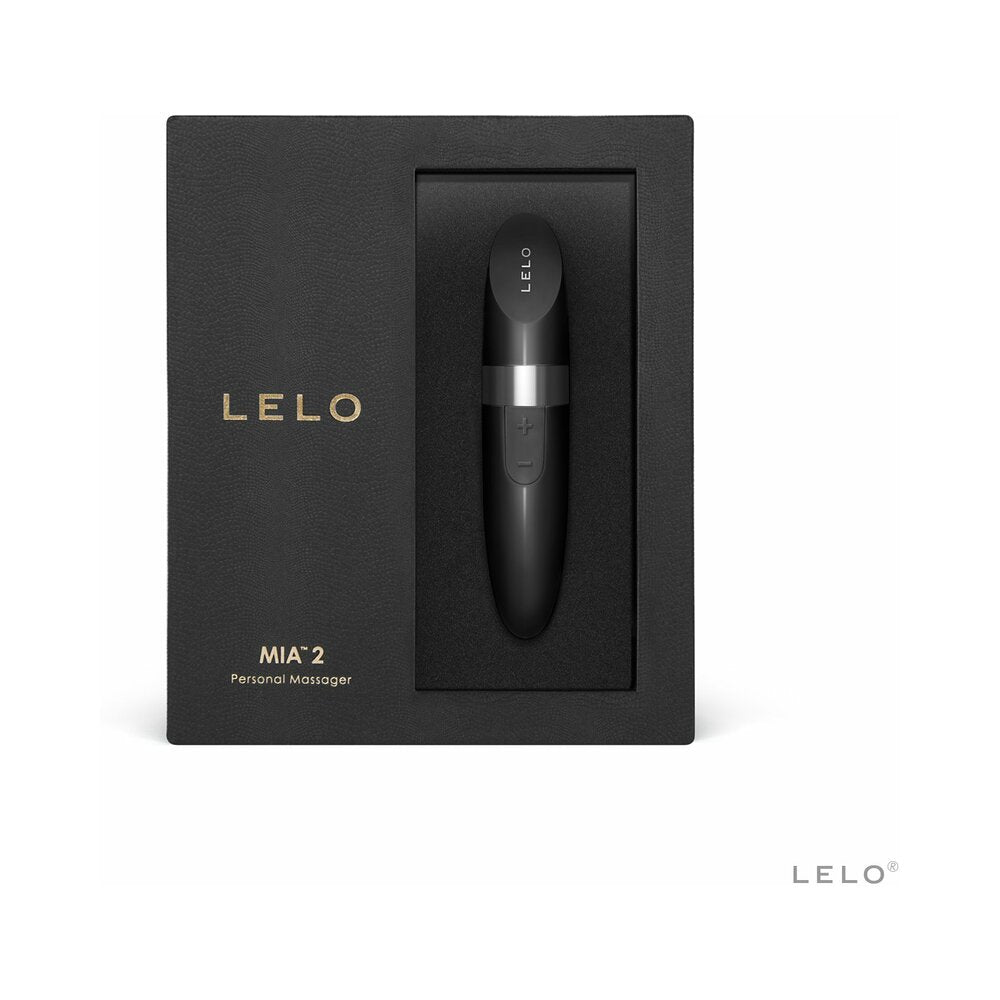 Vibrador con forma de lápiz labial LELO MIA 2 en color negro