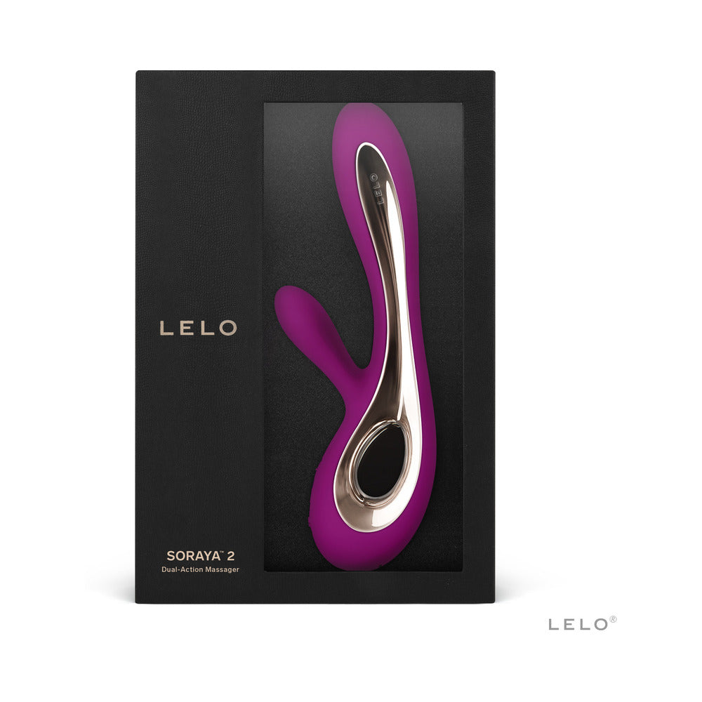 LELO SORAYA 2 Rabbit Vibrator Deep Rose