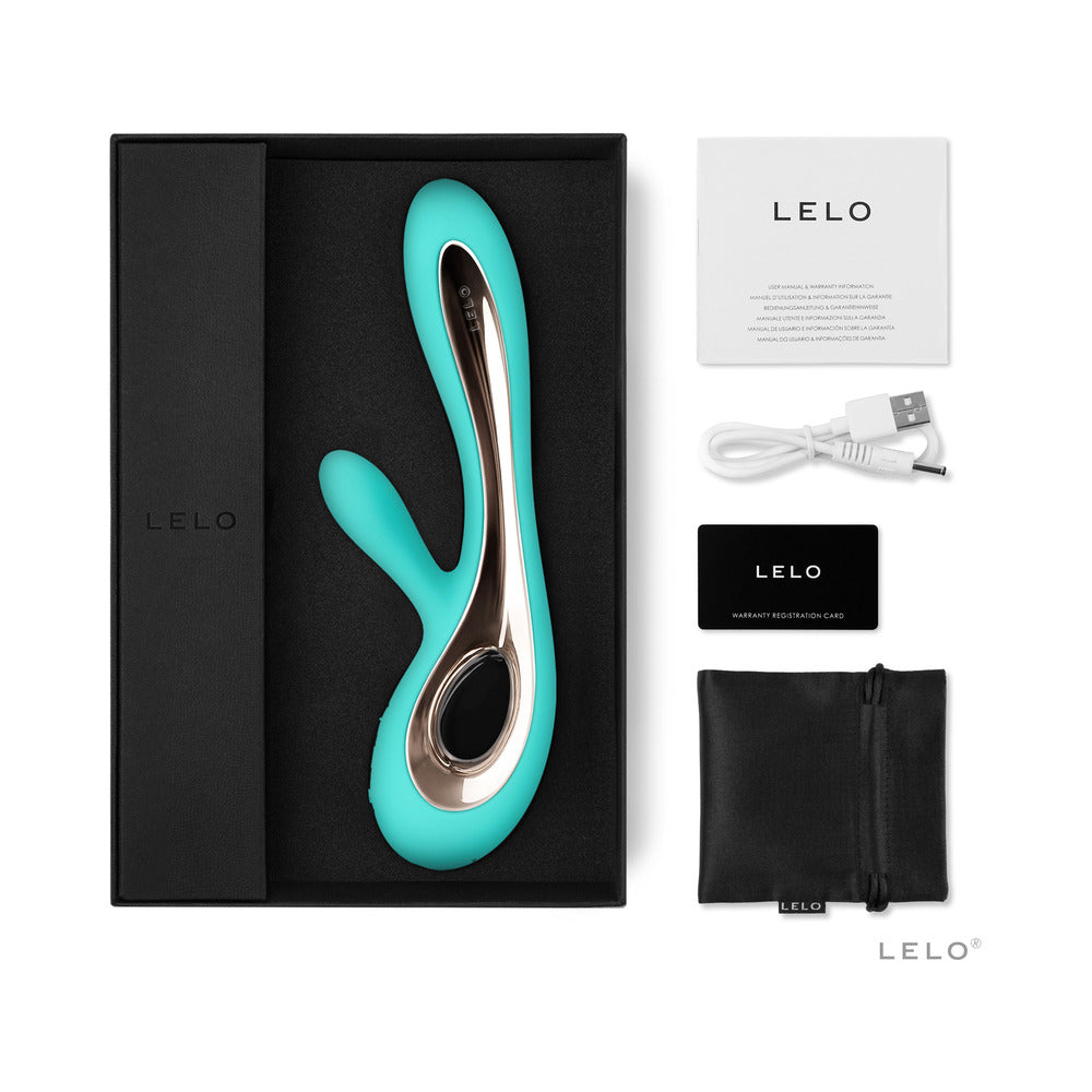 LELO SORAYA 2 Rechargeable Rabbit Vibrator Aqua