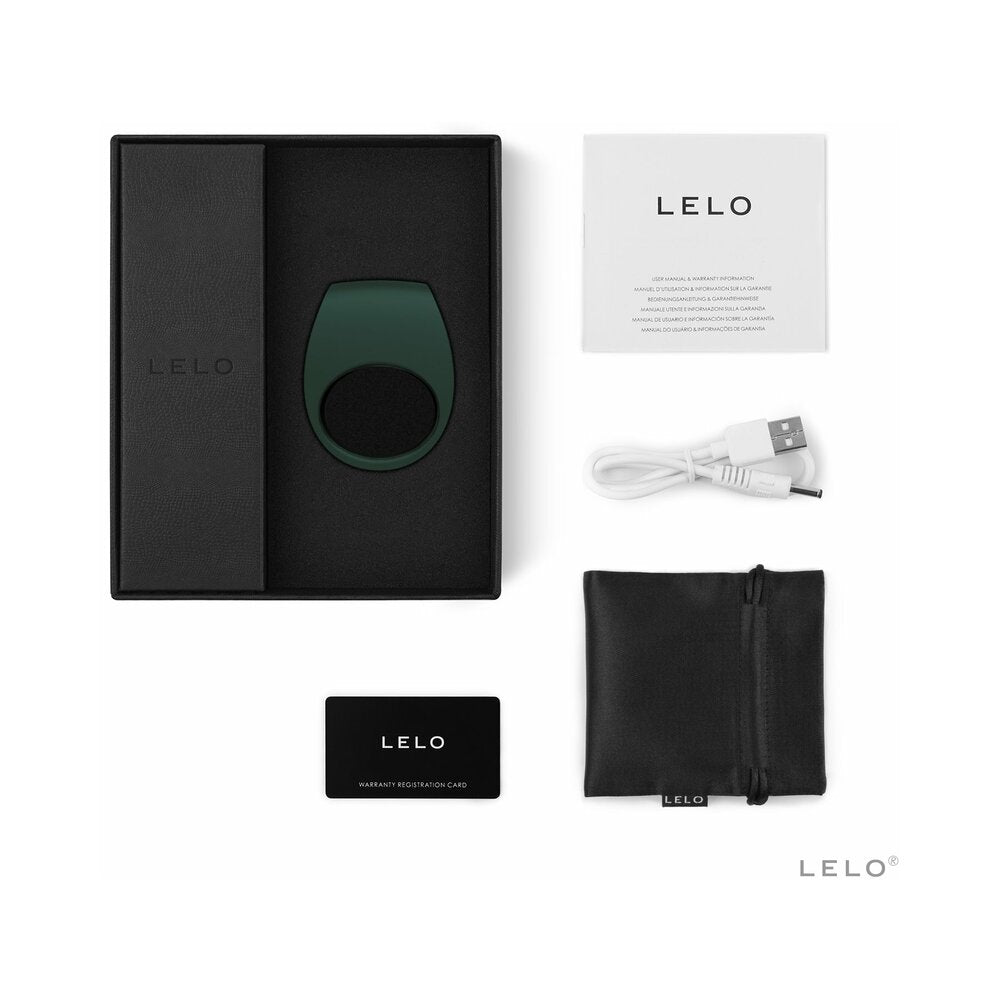 LELO TOR 2 Rechargeable Vibrating Cockring Green