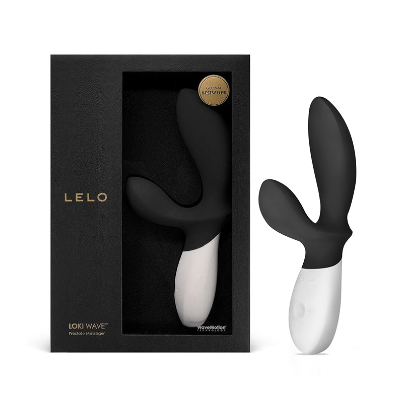 LELO LOKI Wave Rechargeable Dual Stimulation Prostate Vibrator Obsidian