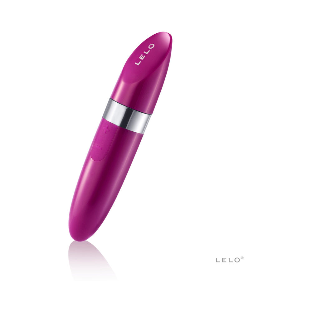 Vibrador con forma de lápiz labial LELO MIA 2 en color rosa intenso