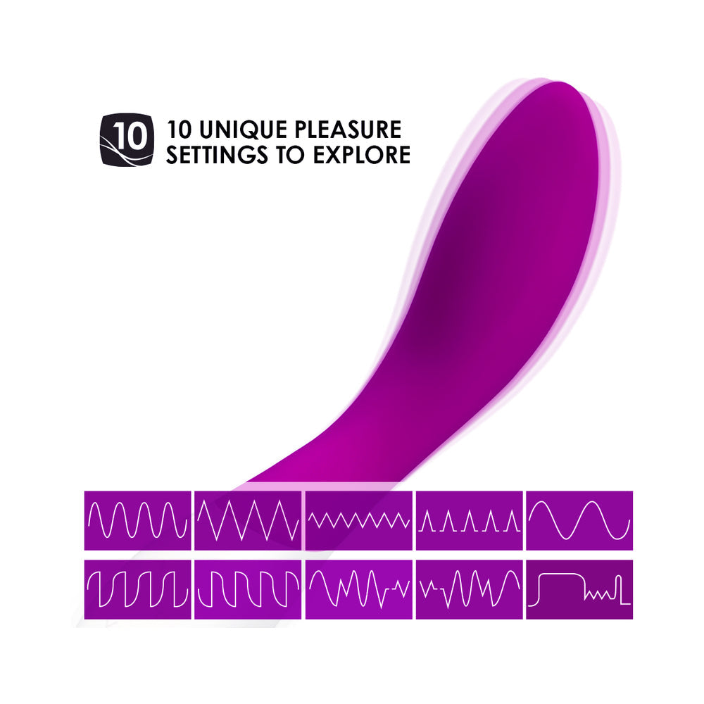 Vibrador de punto G LELO MONA WAVE rosa oscuro