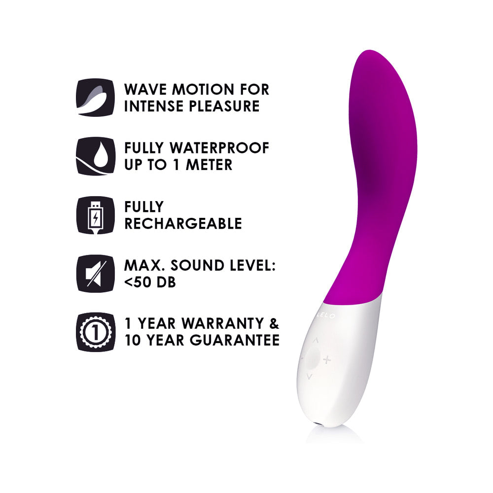 Vibrador de punto G LELO MONA WAVE rosa oscuro