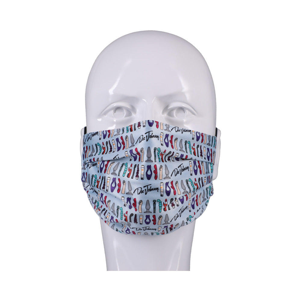 DJ Reversible&Adjustable Face Mask Blue