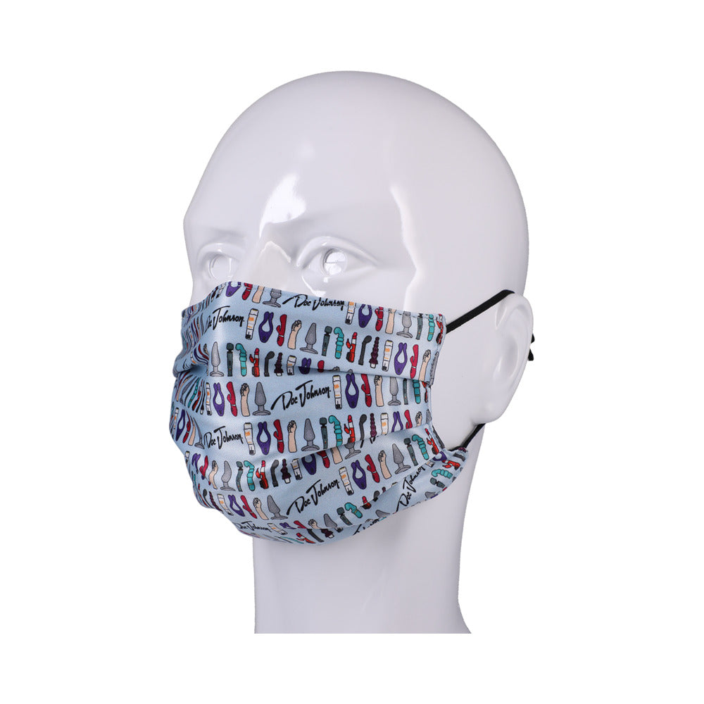 DJ Reversible&Adjustable Face Mask Blue