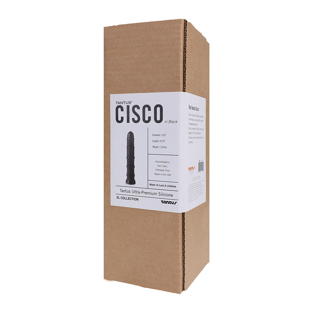 Tantus Cisco Dildo Black BOX