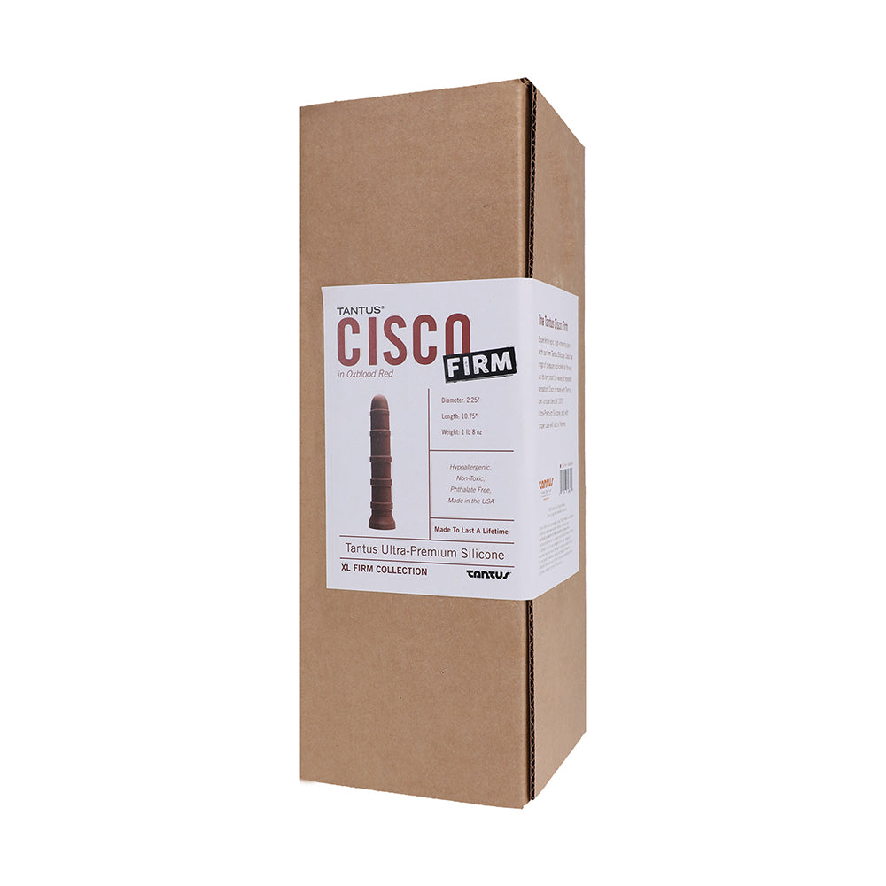 Tantus Cisco Firm Consolador Burdeos CAJA