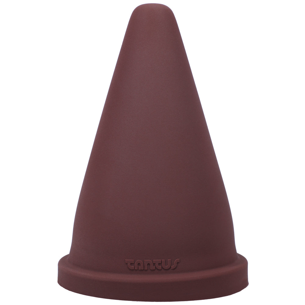Tantus Cone Squat Firm Dildo Garnet (Box)