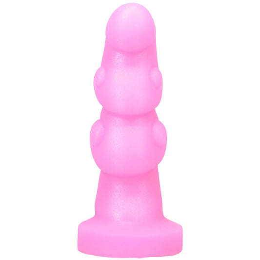 Tantus Hookah Textured Dildo Pink BAG