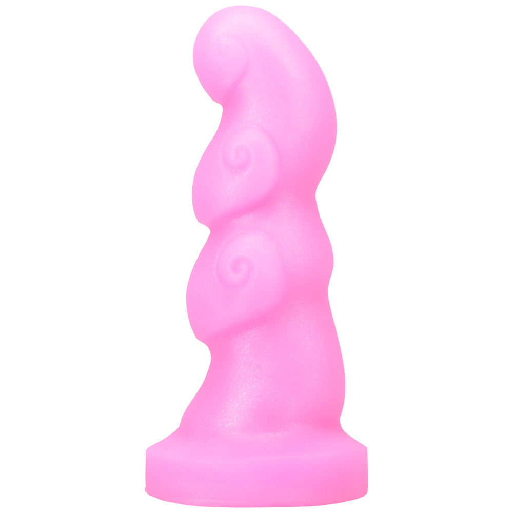 Tantus Hookah Textured Dildo Pink BAG