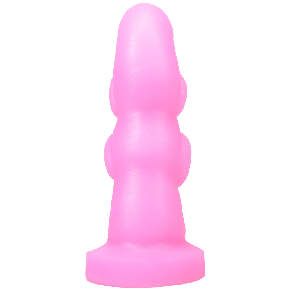 Tantus Hookah Textured Dildo Pink BAG